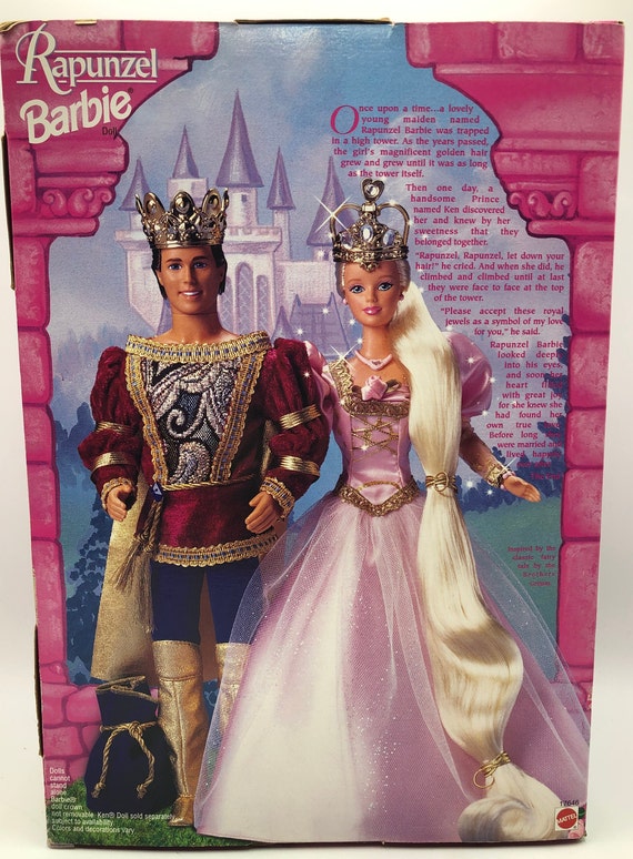 kooi gaan beslissen Logisch Vintage 1997 Rapunzel Barbie Doll Dressed in Beautiful Pink - Etsy