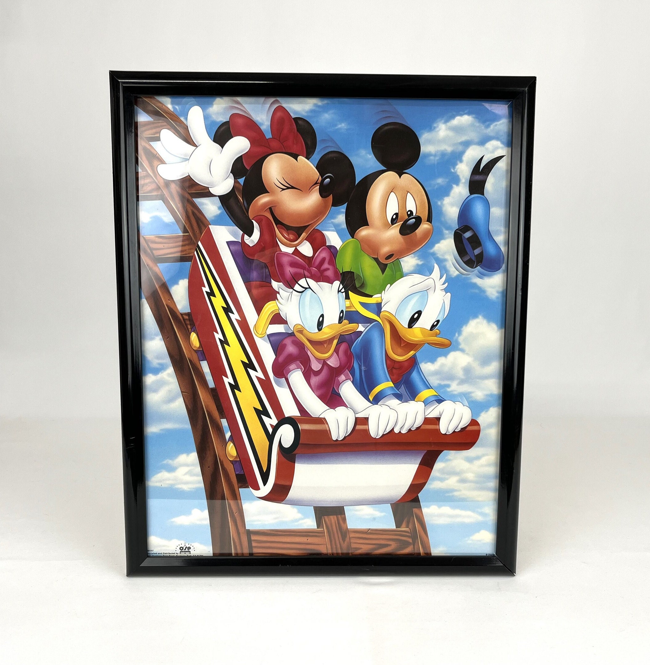 ポスター Disney character photo frame Large Disney Framed Poster