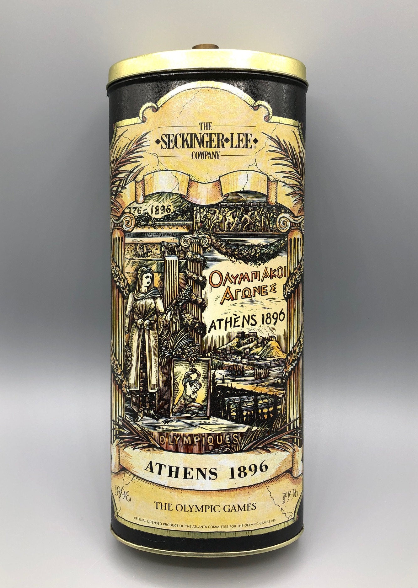 Vintage 1996 Atlanta 100th Olympic Games Collectible Tin by