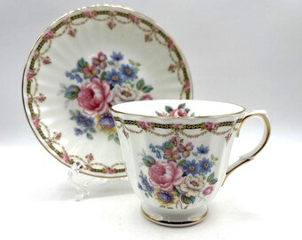Duchess Fine Bone China Est 1888, Cup and Saucer Spring Flowers