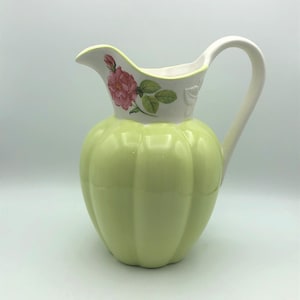 Vintage Gorham Rose Serenade Pitcher.  72 oz.  8.5&quot; wide x 10&quot; tall.