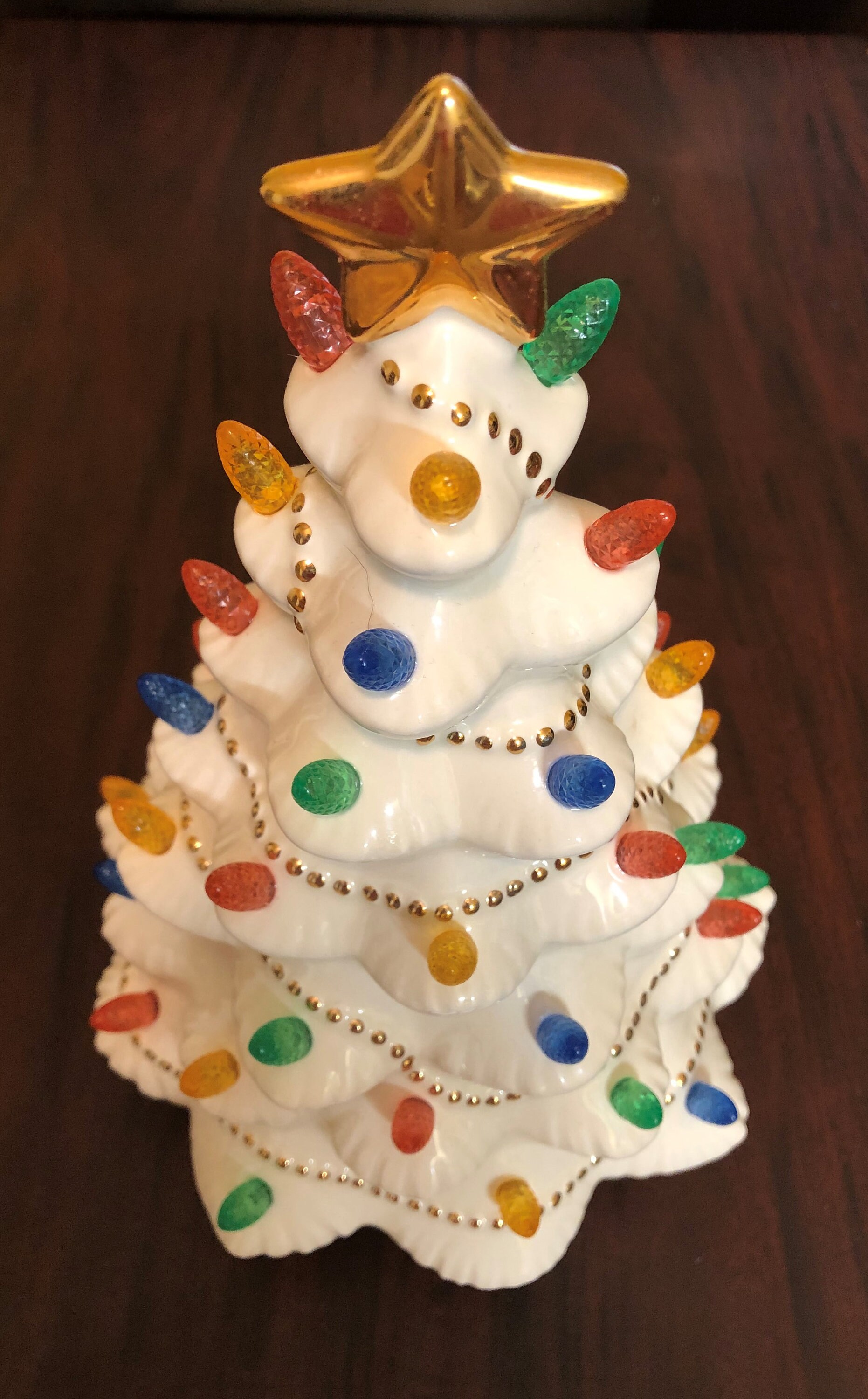 Lenox Treasured Traditions Porcelain Lighted Christmas Tree | Etsy