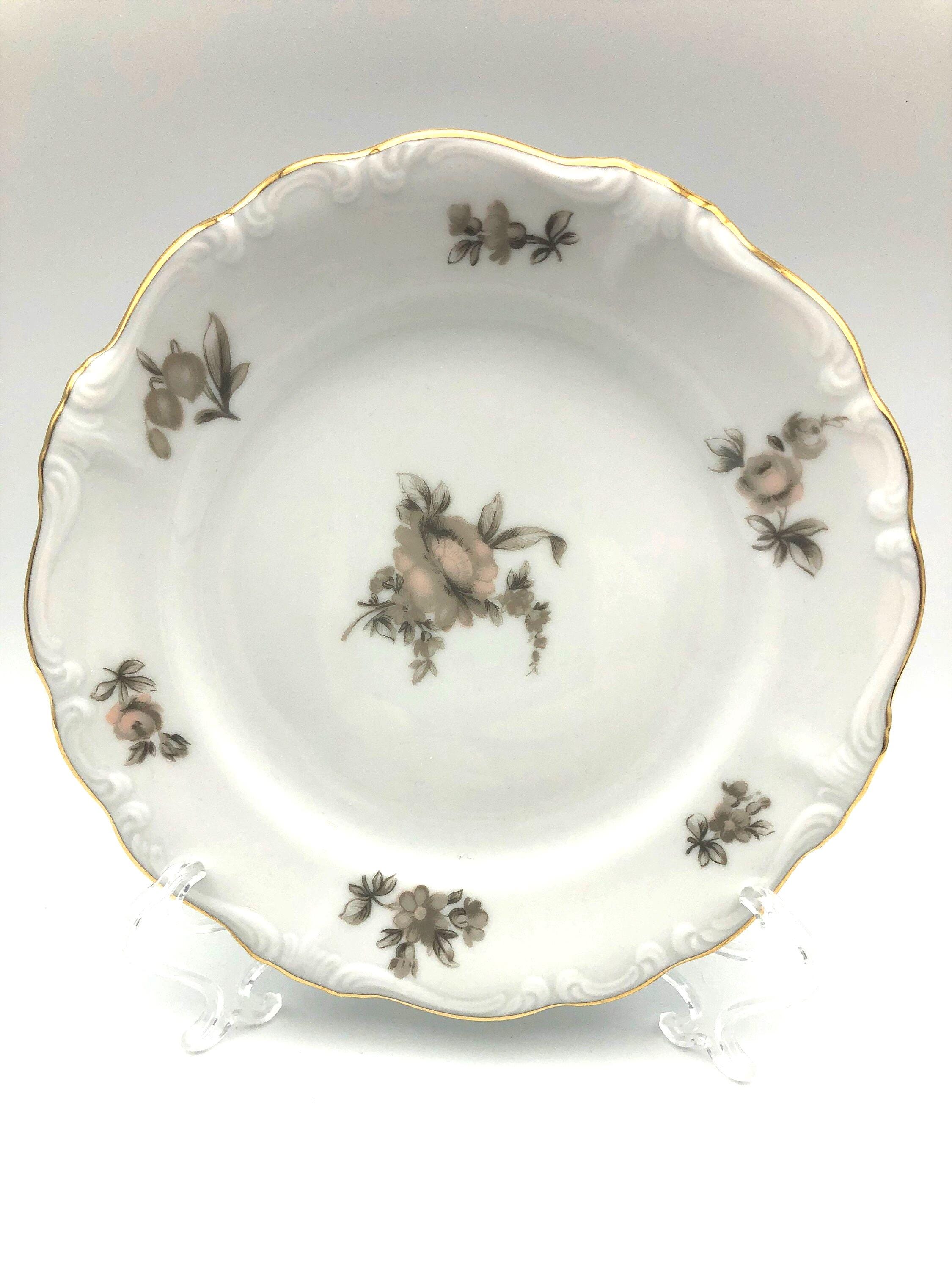 Johann Haviland /ヨハン・アビランド ⭐︎アンティーク Johann Haviland Bavaria Germany Sepia Rose China