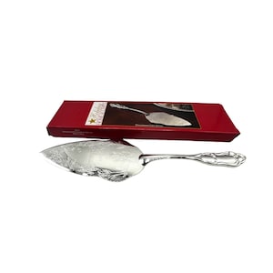 Holiday Home Accents Silver plated Cake Server With Box