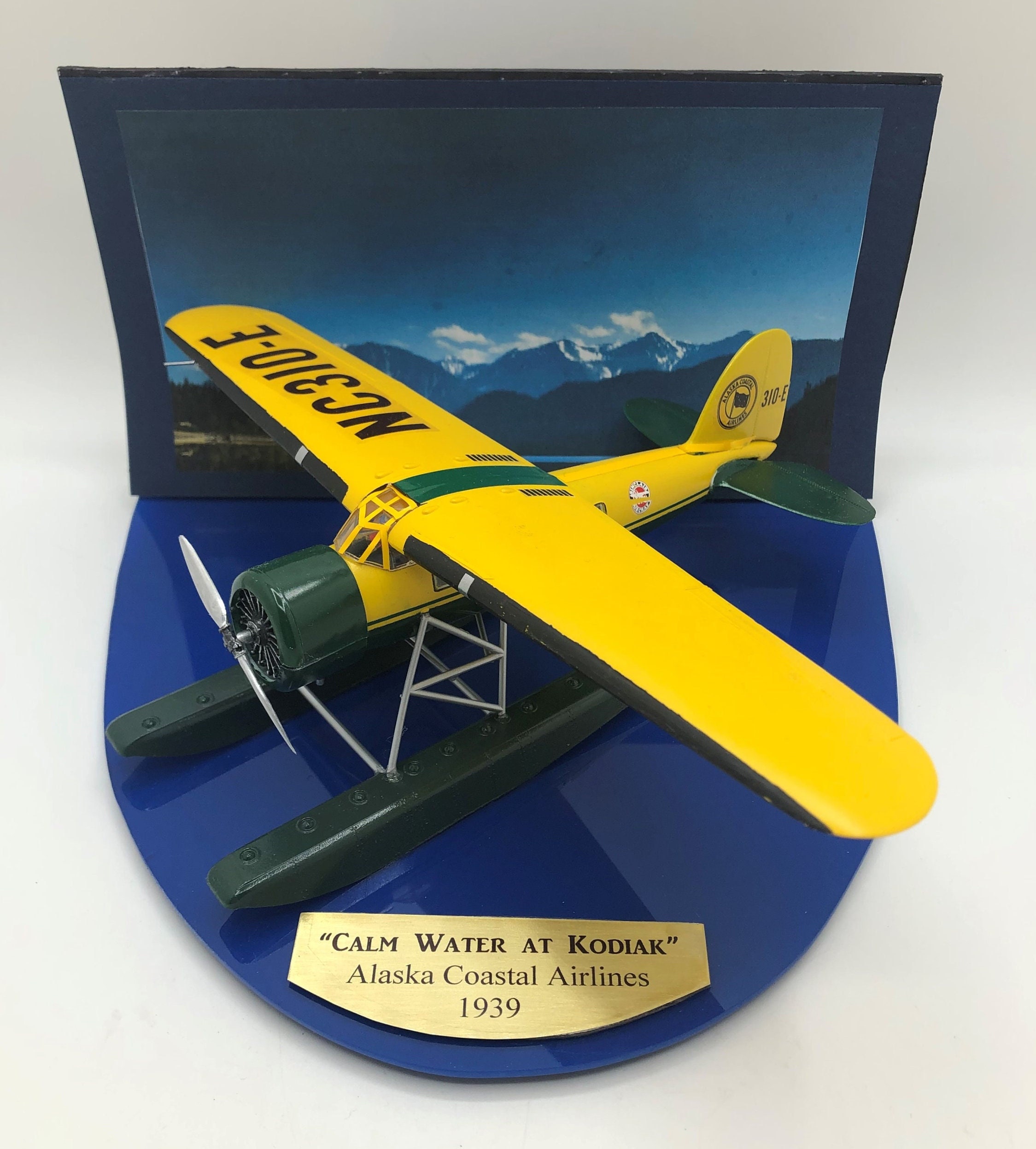 Float Plane Model Diorama Lockheed Vega alaska Coastal - Etsy