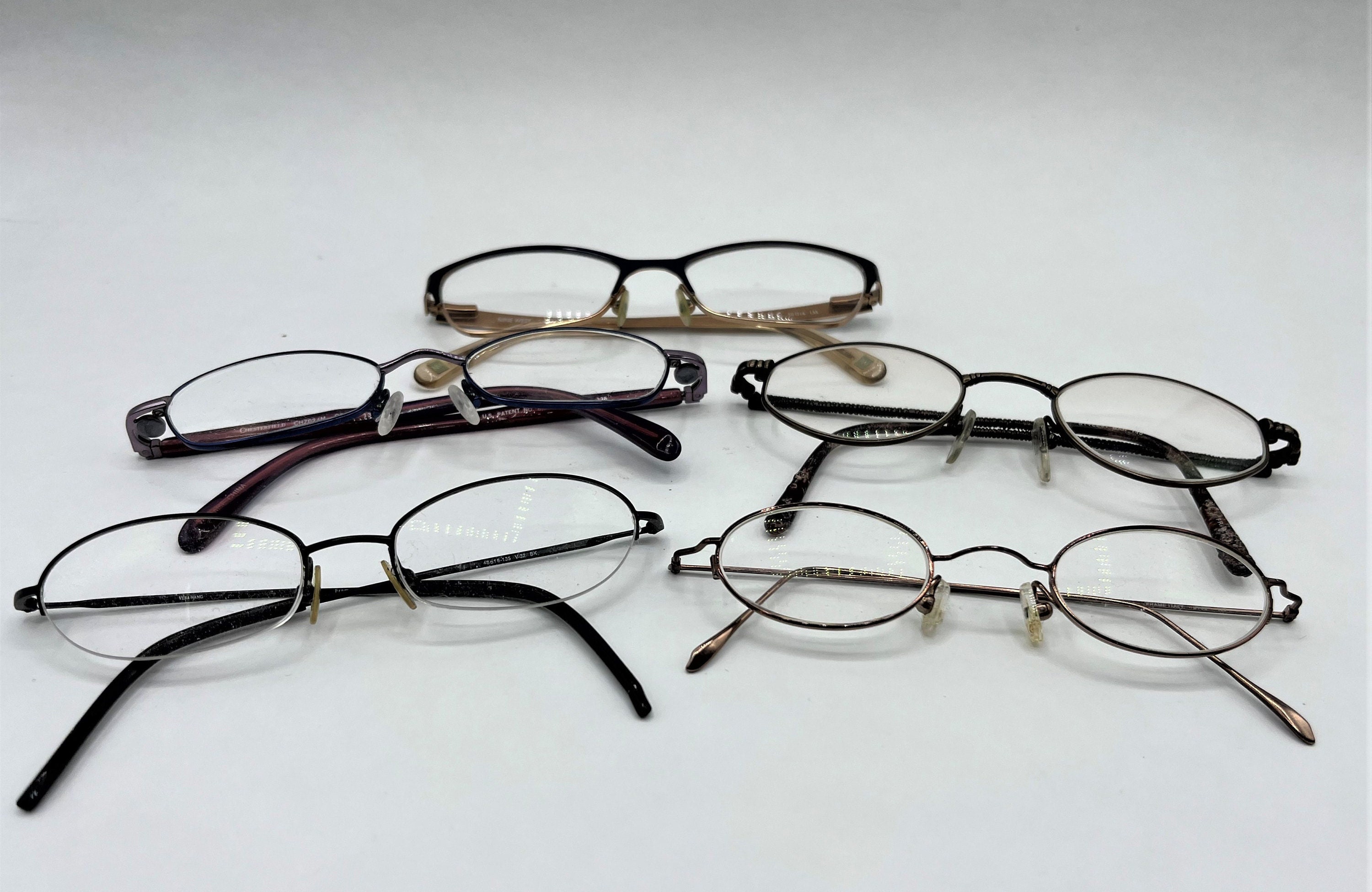 Vintage Eyeglass Lot - Luxottica | Set of 5 Luxottica Metal Eyeglass Frames for sale | eBay main image 3
