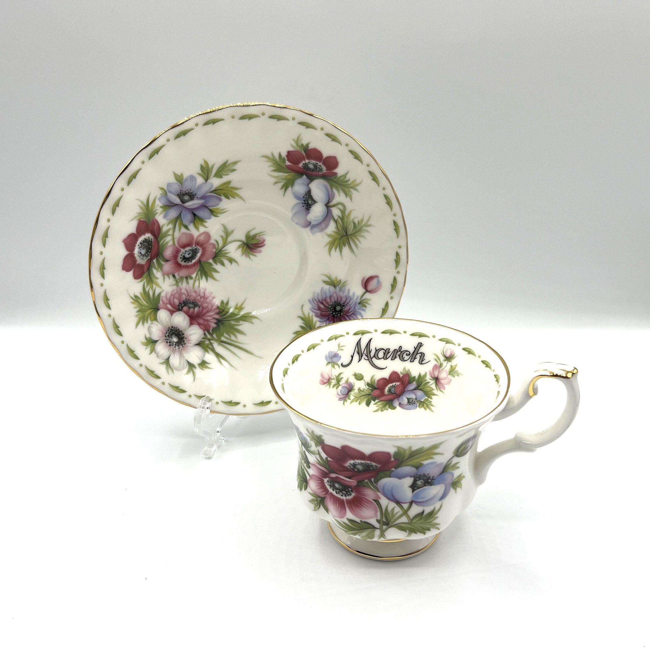 Tasse à café Mars Royal Albert - Chineries Fleuries