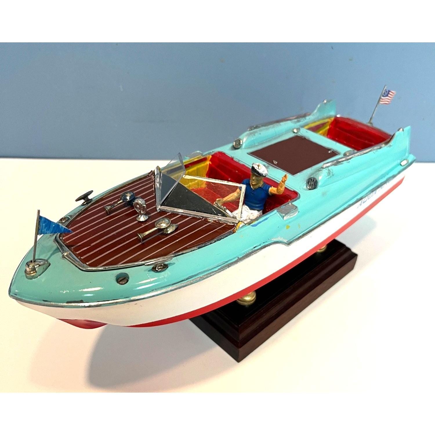 Barco De Vela De Hojalata Retro Con Mechero | Juguete Nostálgico De Vapor Para Decoración Y Regalo | Artesanía Coleccionable