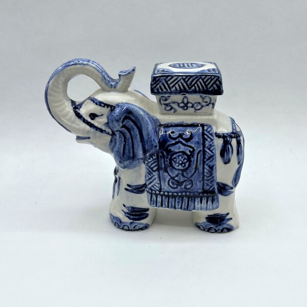 Porcelain Elephant Etsy