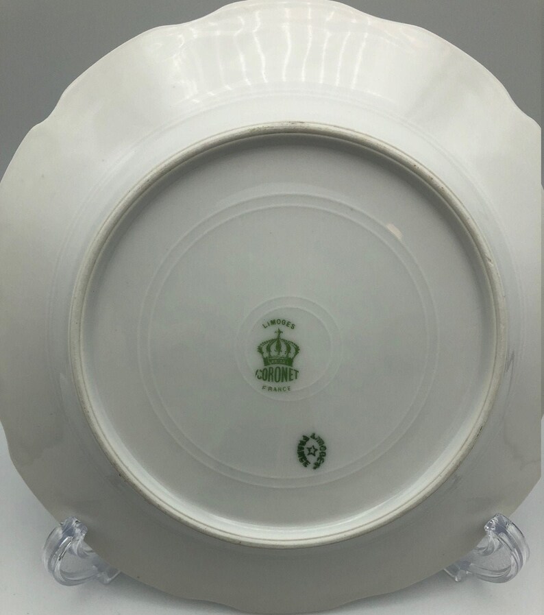 Antique Limoges France Plate Early 1900s. Fine White Etsy
