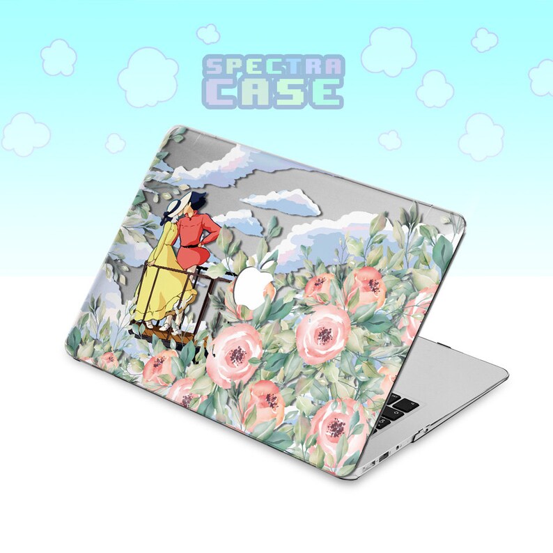 Anime Macbook Air 13 case Macbook 13 pro case Flowers macbook Etsy
