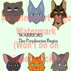 Warrior Cats - Clan Founders (5 stickers) Sticker by Didychu