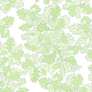 Oak Leaves & Acorns - Digital File