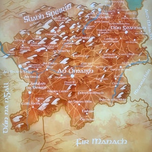 A3 - Carte du comté de Tyrone