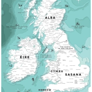 Carte des îles - Langues maternelles