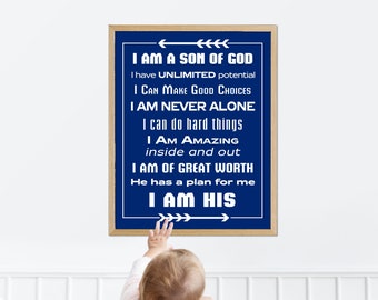 Son of God Nursery Print: Inspirational Christian Quote (Digital Download)