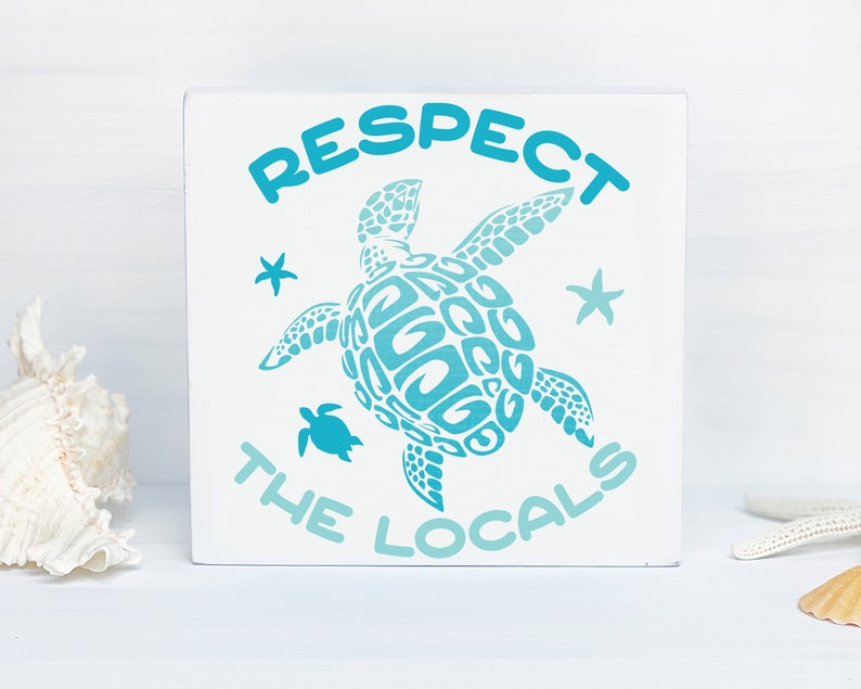 Sea Turtle Sign Tropical Island Beach Nautical Coastal Home Decor TURTLE WISDOM - Foto 10