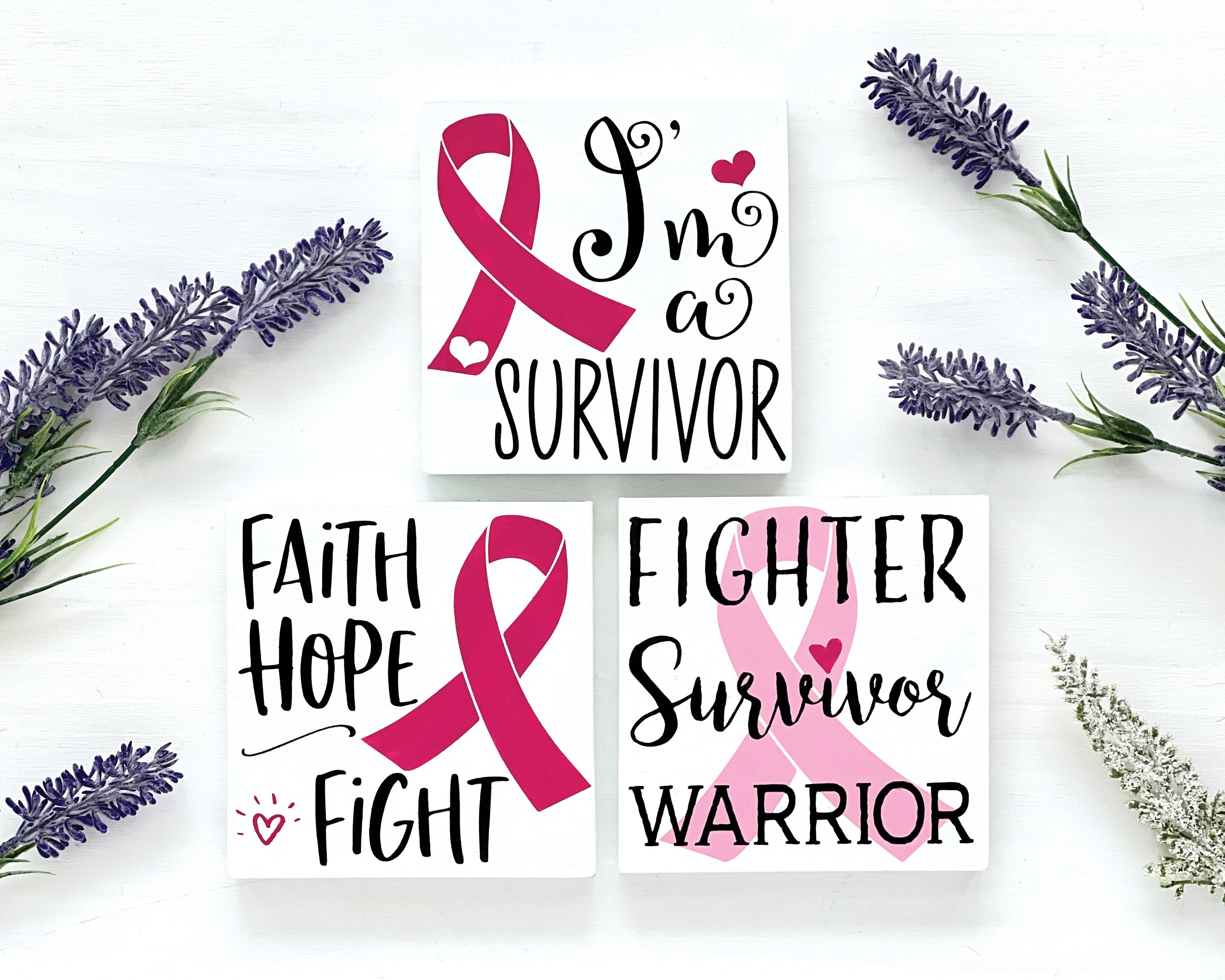 Buy Breast Cancer Survivor Signs, I'm a Survivor, Faith Hope Fight, Warrior  Fighter Survivor, Breast Cancer Survivor Gifts, Cancer Encouragement Online  in India 