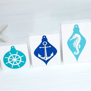 Nautical Christmas Signs Coastal Christmas Decor Beachy Christmas Signs Beach Holiday Decor ...