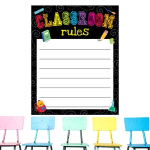 Classroom Rules Back to School Poster Digital Download Printable Classroom Sign Teachers Class Rules Poster Make Your Own Rules Class Sign