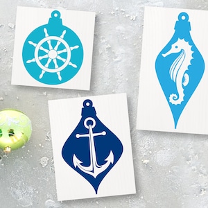 Nautical Christmas Signs Coastal Christmas Decor Beachy Christmas Signs Beach Holiday Decor ...