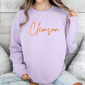 Clemson Sweatshirt, Tigers sweatshirt, College Football Sweatshirt,