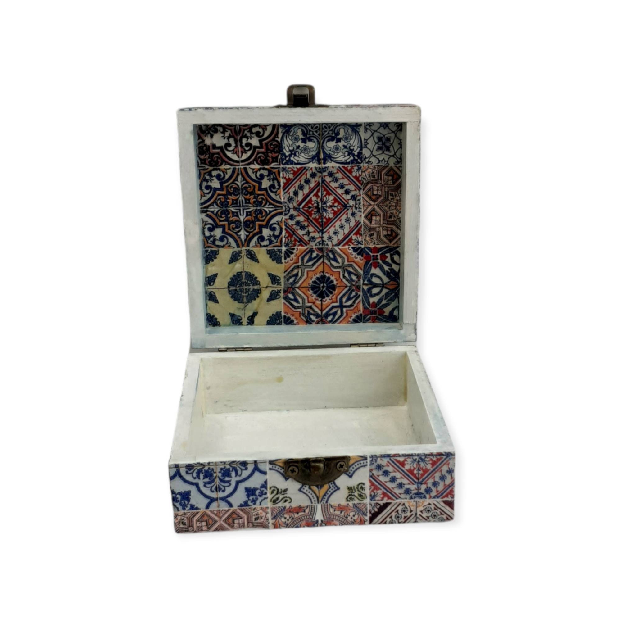 Blue Butterfly Jewelry Box, Butterfly Trinket Box, Tresure Blue