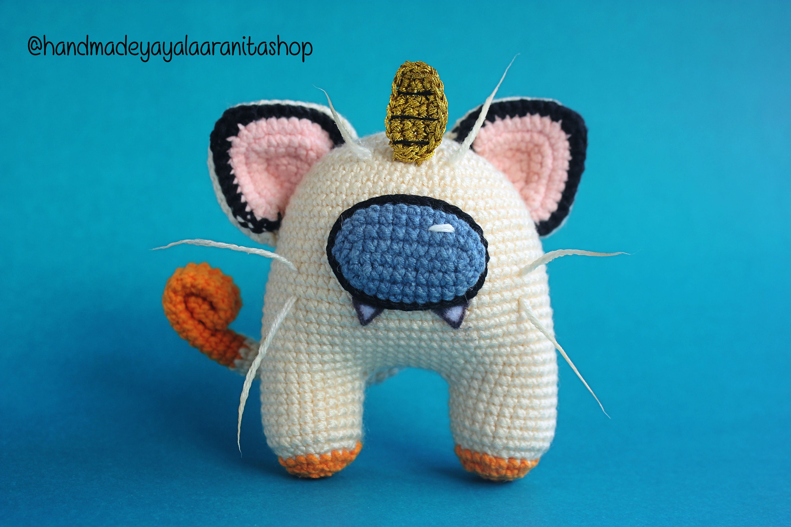 Kit Amigurumis Catty - Amigurumi de gatito con manchas de colores