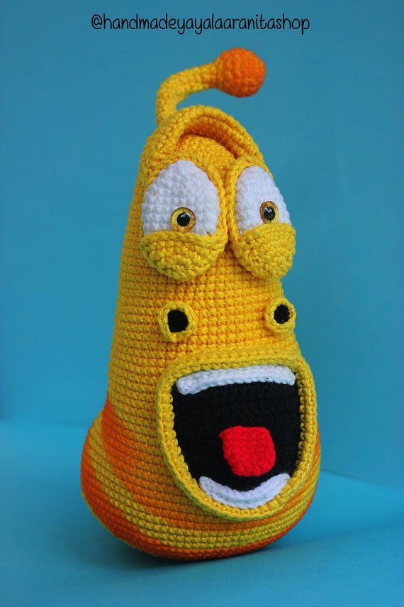 Amigurumi Pattern Yellow Larva Cartoon Red Larva TUBA - Etsy Amigurumi Pattern Yellow Larva Cartoon Red Larva TUBA - Etsy