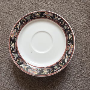 Vintage Villeroy & Boch Intarsia Untertassen - Set mit 4