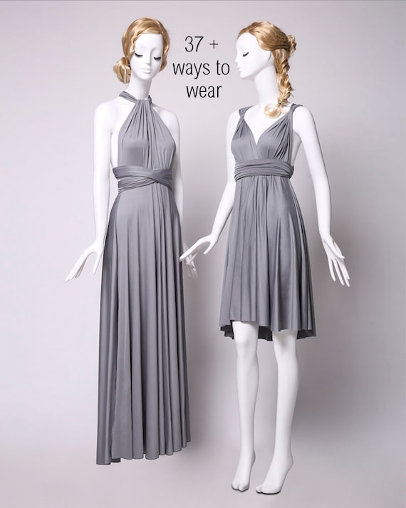 Women Transformer Multi Way Bandage Dress Convertible Bridesmaid Gown