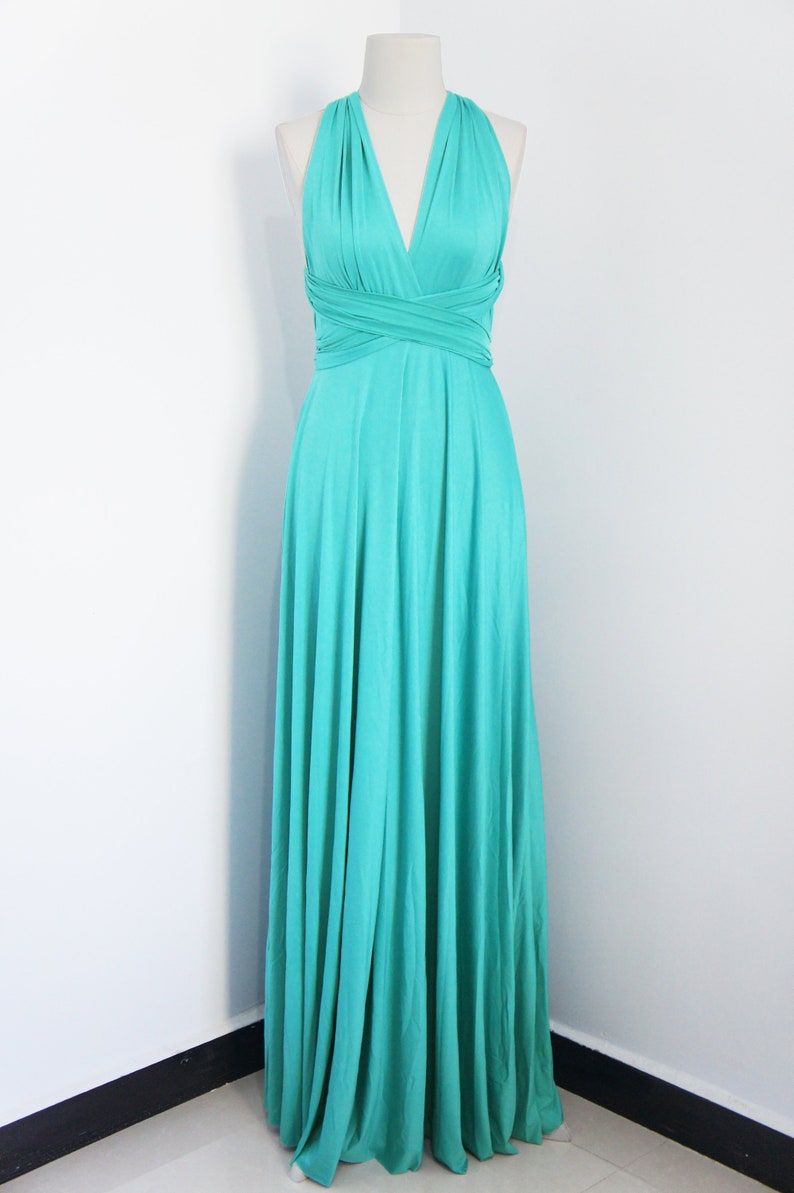 turquoise casual dress