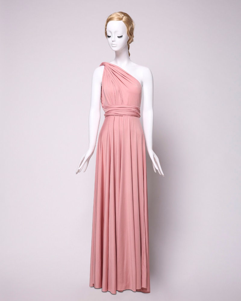 Dusty Rose Bridesmaid Dress,convertible Dress,infinity Dress,infinity ...