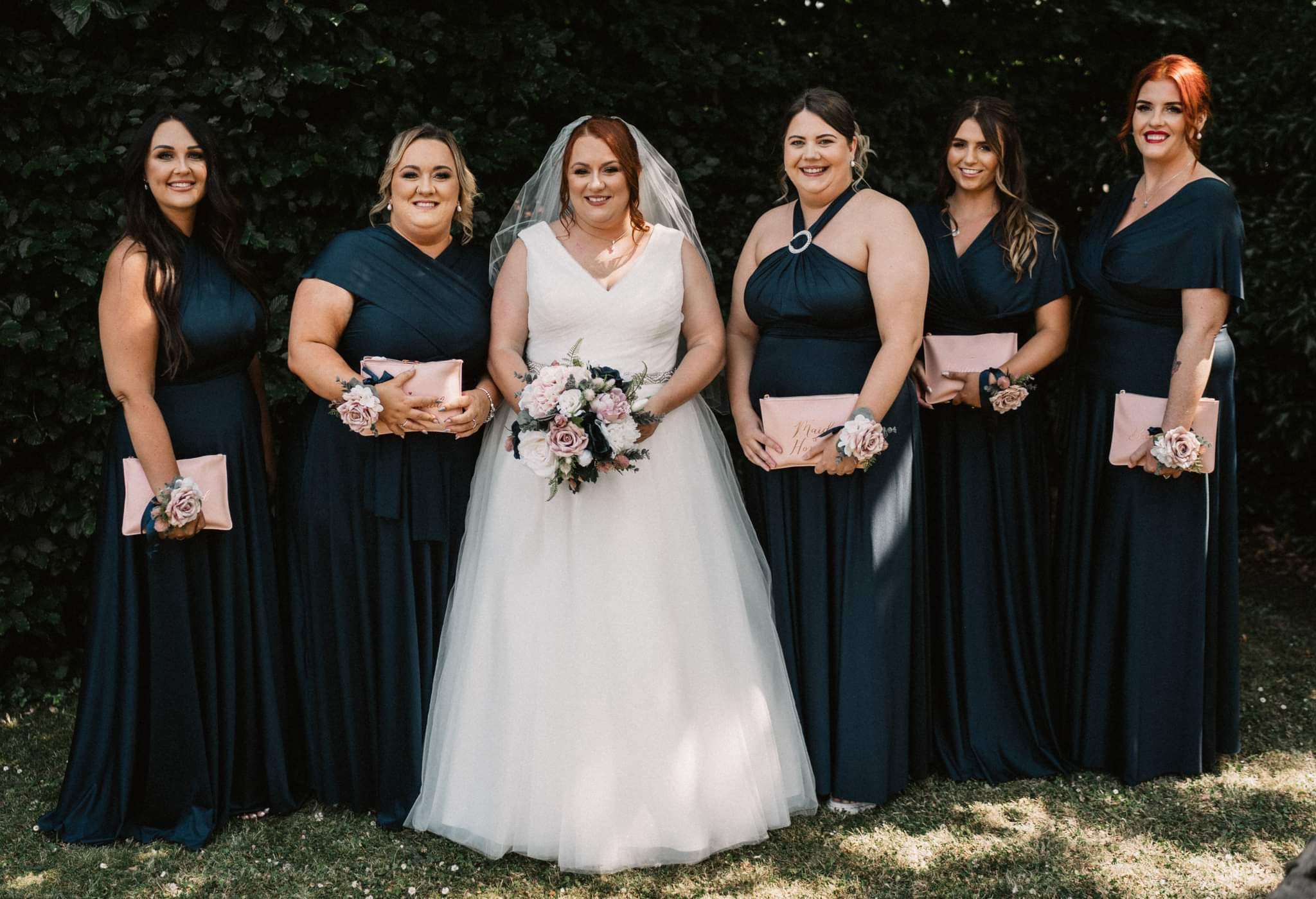 Luxe Multiway Infinity Bridesmaid Dress in Dark Purple