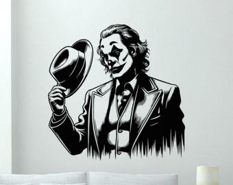 Set Adesivi Joker Sinistra + Destra Nero Opaco 10x7cm Pellicola - Foto 4