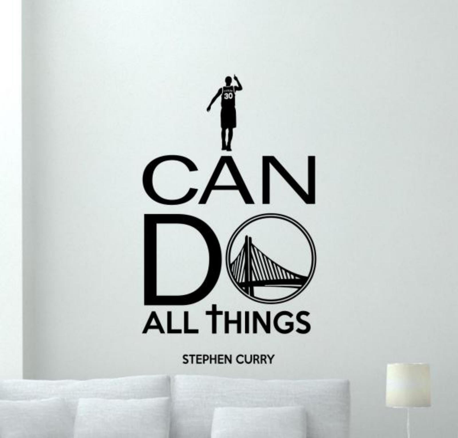 Steph Curry I Can Do All Things - Etsy