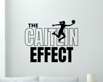 Caitlin Clark Effect Wall Decal Vinyl Sticker Fever 22 Wall Art Basketball Decor Poster Gift One Color No Background Sign Stencil 3693