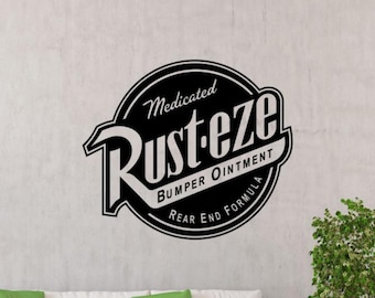 Rusteze Wall Sticker Vinyl Decal Car Wall Art Gift Kids Decor Sign One Color No Background Decal for Wall Door Window Car Truck Laptop 3701