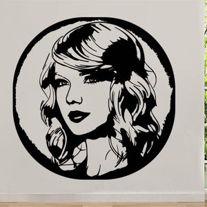 Music Decal Wall Vinyl Sticker Musician Decor Wall Art Home Design Poster Music Gift Mural Portrait Sign tm38
