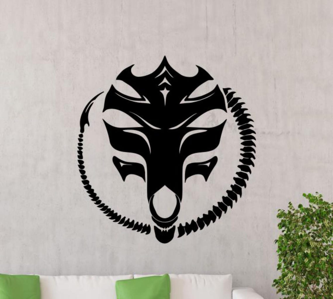 Xenomorph Queen Alien Head Wall Decal Vinyl Sticker Wall Art Decor