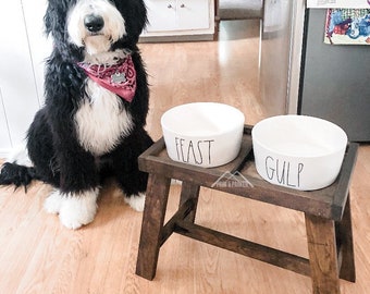 dog food stands for large dogs