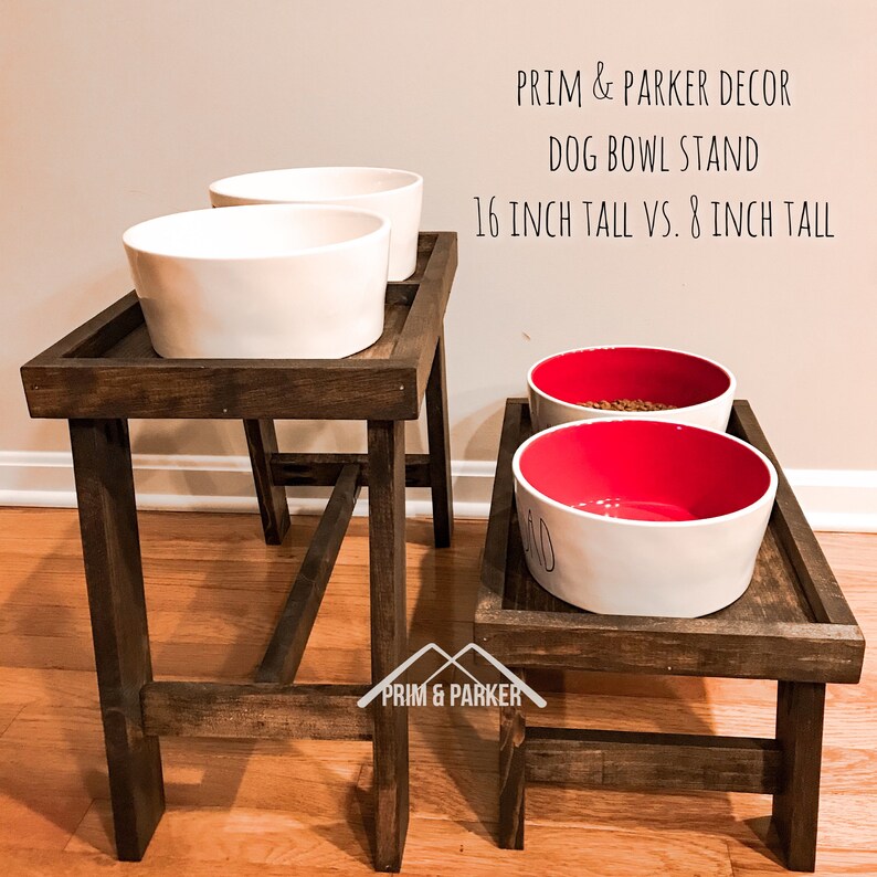 EXTRA LARGE Dog Stand 16 Inch Tall Dog Bowl XL Elevated Dog Etsy