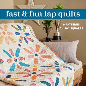 Snelle en leuke lapquilts-patronenboek door Melissa Corry - 9 quiltpatronen met behulp van Layer Cakes (10-inch vierkanten) - geschikt voor beginners - B1610T