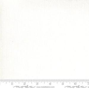 Cottage Bleu TONAL CREAM (Blanc sur blanc) par Robin Pickens - Tissus Moda - Par incréments d&#39;un demi-mètre - 4869421
