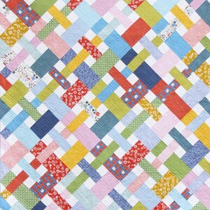 Picnic Quilt Pattern by Cluck Cluck Sew - Fat Quarter Friendly - Beginner Friendly - Makes 6 Sizes - Pattern ONLY - CCS199