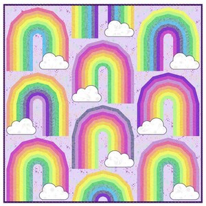 Promise Quilt Pattern by Sarah Thomas of SARIDITTY - Fat Quarter Friendly - Foundation Paper Piecing - Makes 60" x 80" Quilt - Pattern ONLY