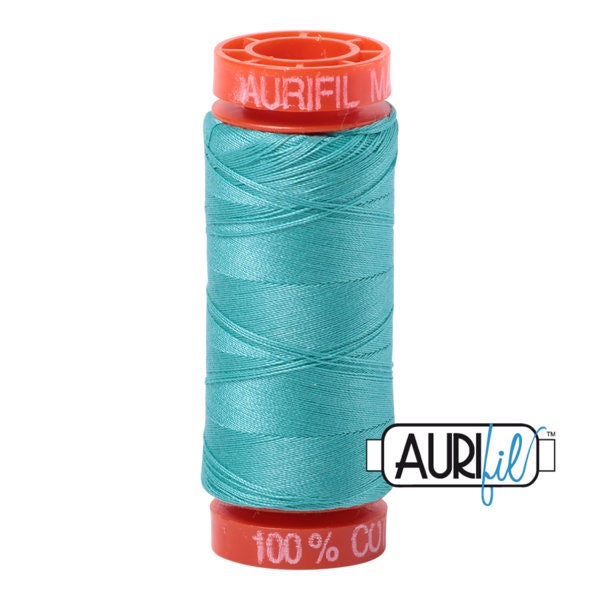 Aurifil Thread 4093 Jade Cotton Mako 50 Wt 1422 Yard Spool 