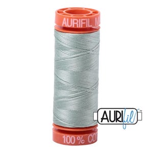 5014 - Aurifil 100% Cotton Mako 50wt Small Spool (200M) Thread - Col. 5014 Marine Water