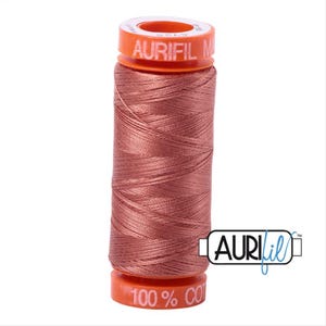 6728 - Aurifil 100% Cotton Mako 50wt Small Spool (200M) Thread - Col. 6728 Autumn