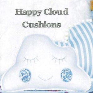 Happy Cloud Cushions - Sew Quirky - Sewing Pattern
